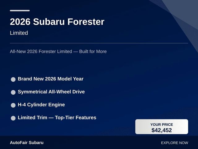 2026 Subaru Forester Limited - Photo 9