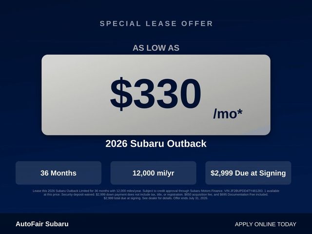2026 Subaru Outback Limited - Photo 20