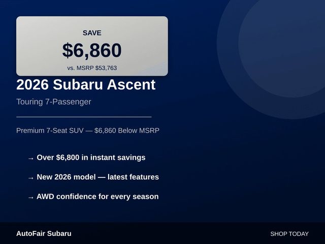2026 Subaru Ascent Touring - Photo 14