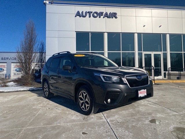 Used 2021 Subaru Forester Premium with VIN JF2SKAJCXMH493048 for sale in Haverhill, MA