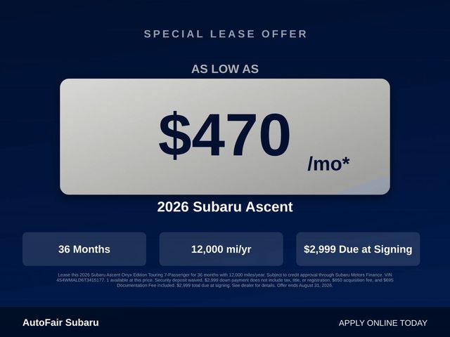 2026 Subaru Ascent Onyx Edition-Touring - Photo 17