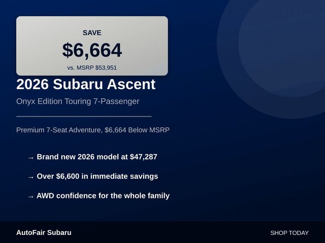 2026 Subaru Ascent Onyx Edition-Touring - Photo 14