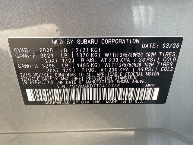 2026 Subaru Ascent Touring - Photo 35