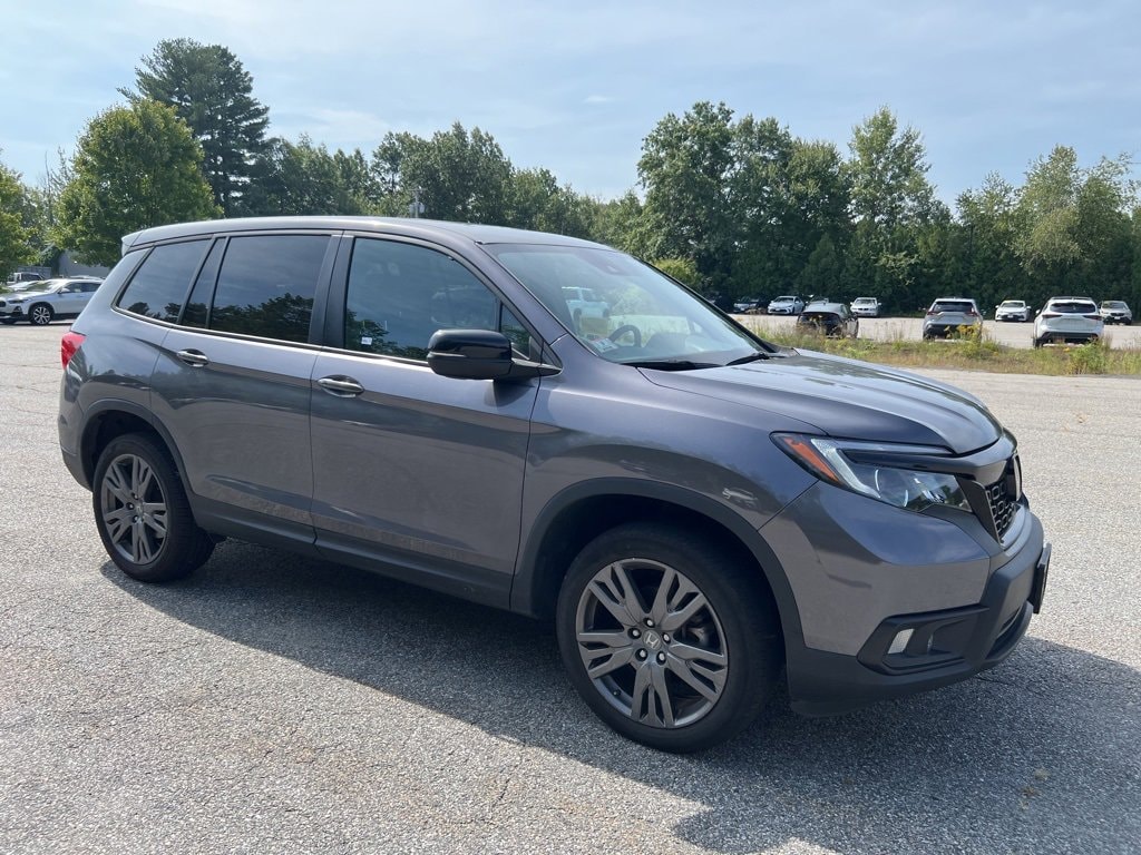 Used 2021 Honda Passport EX-L with VIN 5FNYF8H57MB030653 for sale in Tewksbury, MA