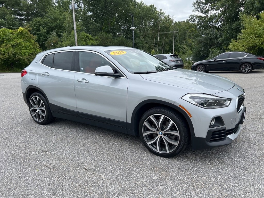 Used 2018 BMW X2 28i with VIN WBXYJ5C35JEF76518 for sale in Tewksbury, MA