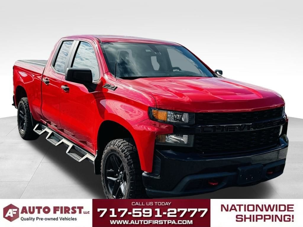 Used 2019 Chevrolet Silverado 1500 Custom Trail Boss Truck Double Cab