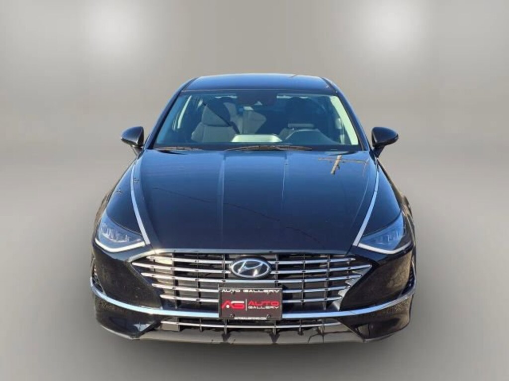 Used 2022 Hyundai Sonata Hybrid Blue Sedan