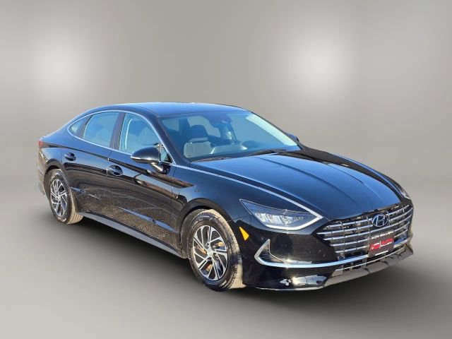 2022 Hyundai Sonata Hybrid Blue photo 3