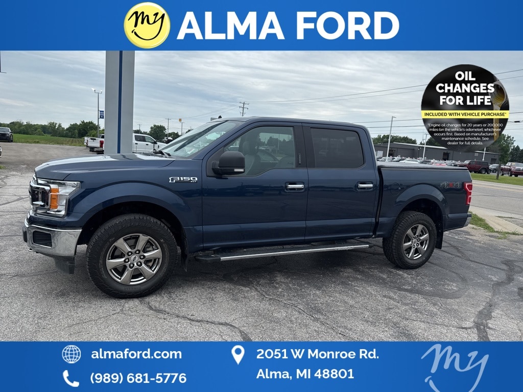 Used 2020 Ford F-150 XLT with VIN 1FTEW1EP5LKF35950 for sale in Alma, MI