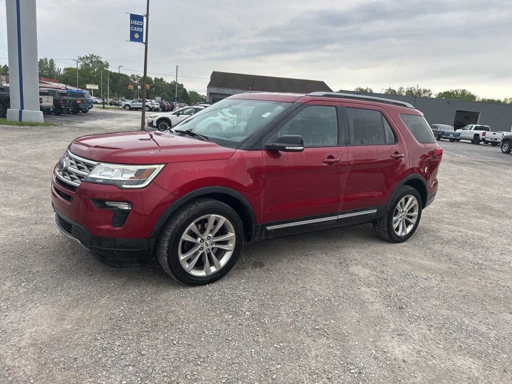 Used 2018 Ford Explorer XLT with VIN 1FM5K8D82JGB29554 for sale in Alma, MI