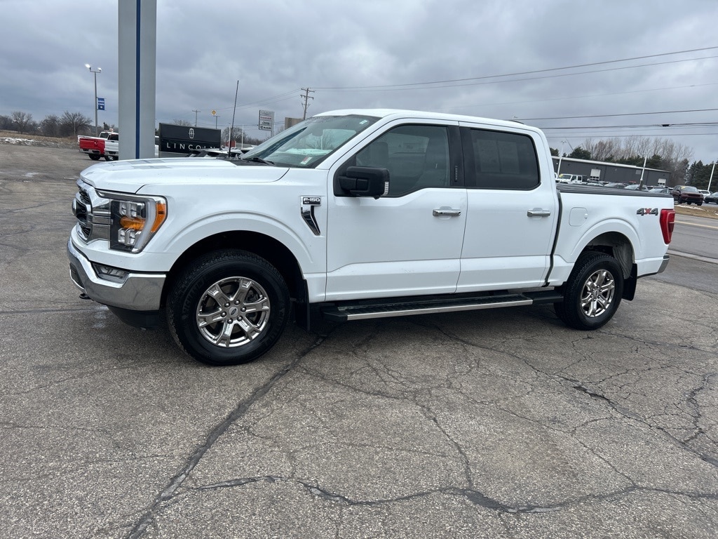 Used 2022 Ford F-150 XLT with VIN 1FTFW1E82NFC20001 for sale in Alma, MI