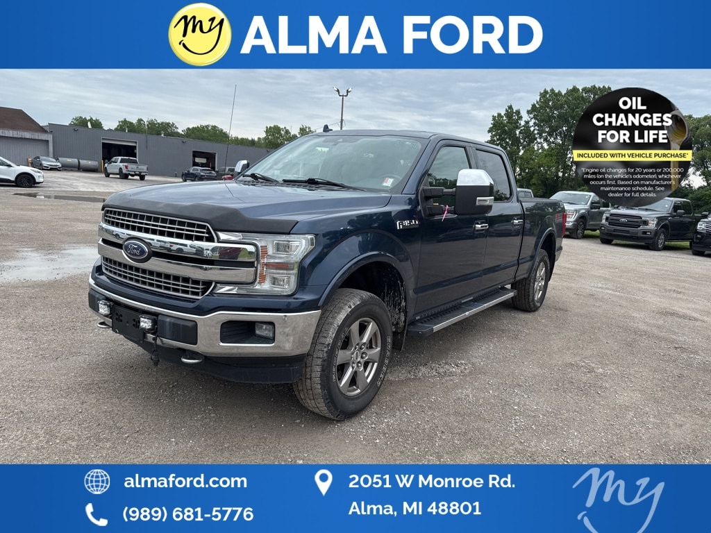 Used 2018 Ford F-150 Lariat with VIN 1FTFW1E55JFD91213 for sale in Alma, MI