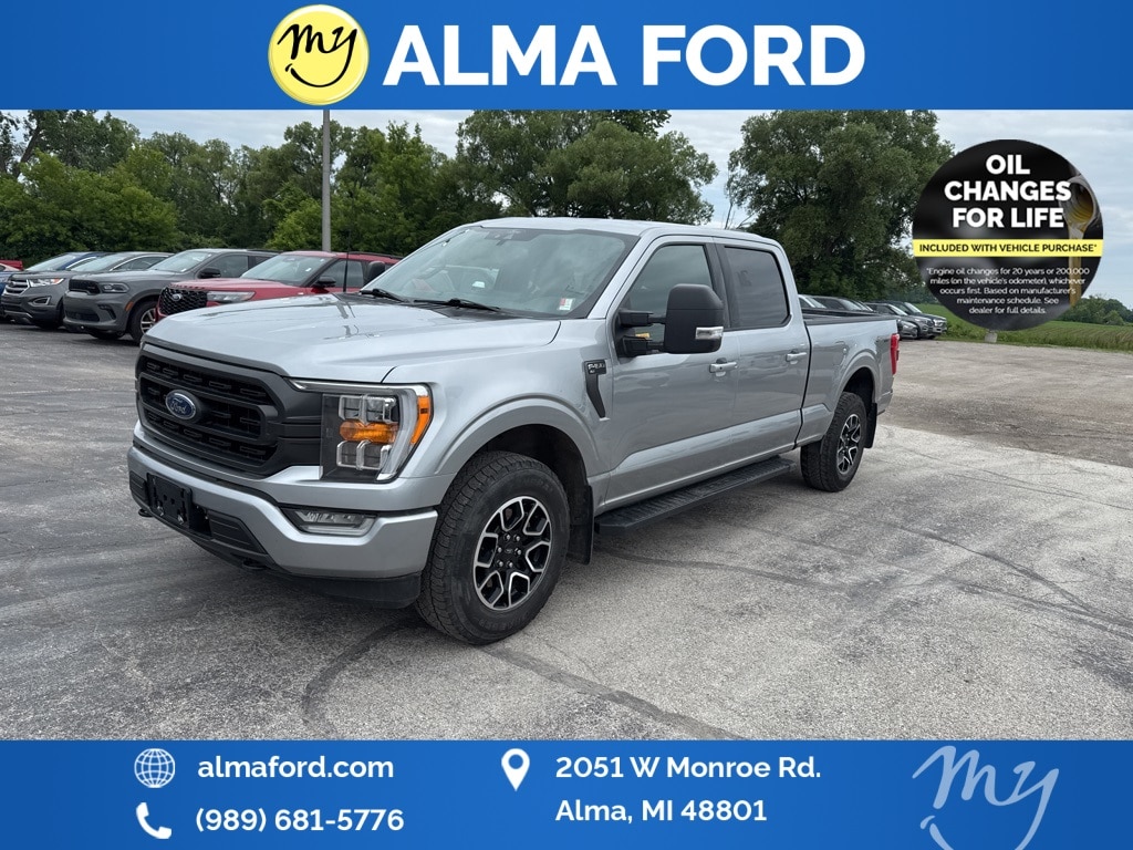 Used 2022 Ford F-150 XLT with VIN 1FTFW1E59NKD79188 for sale in Alma, MI
