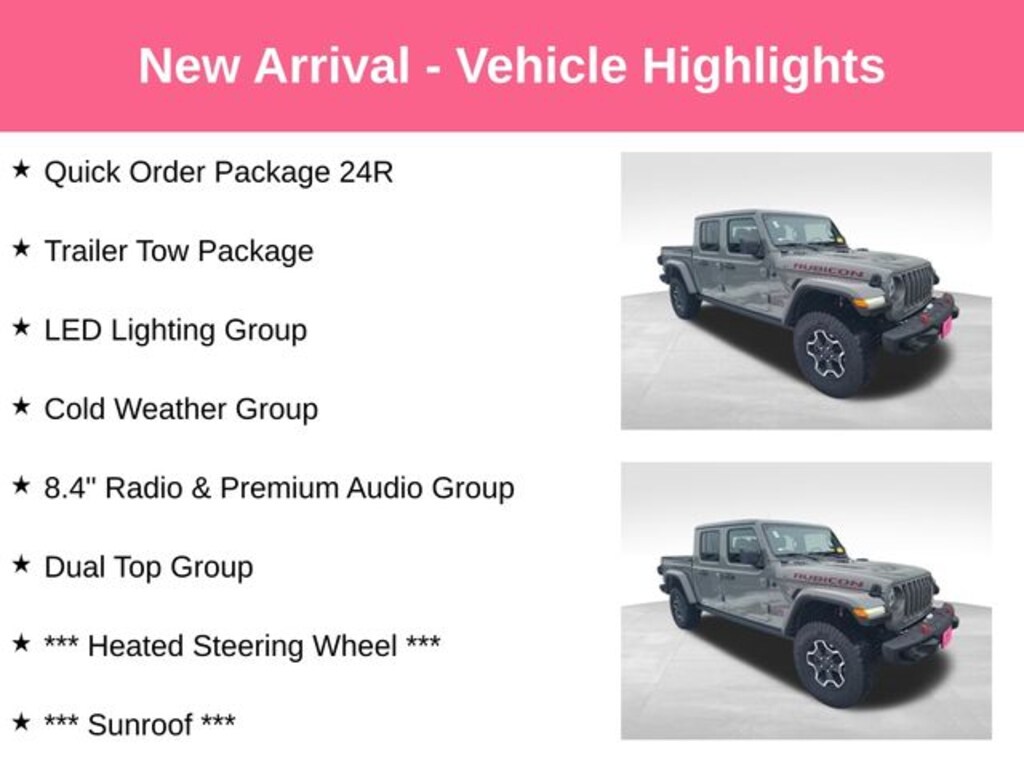 Used 2021 Jeep Gladiator Rubicon Truck Crew Cab