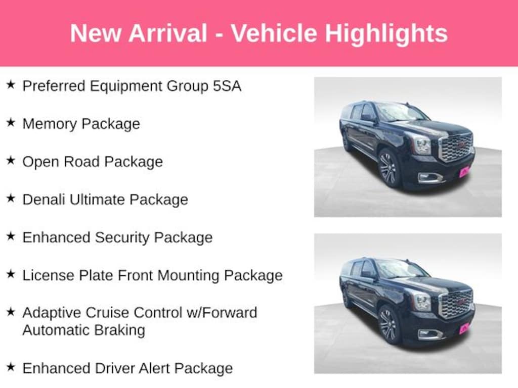 Used 2018 GMC Yukon XL Denali SUV