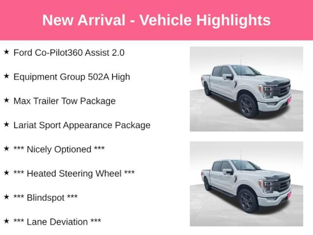 Used 2023 Ford F-150 Truck SuperCrew Cab