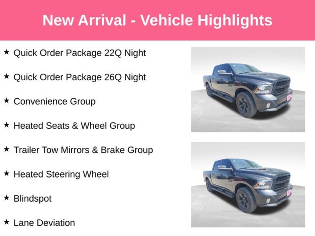 Used 2017 Ram 1500 Sport Truck Crew Cab