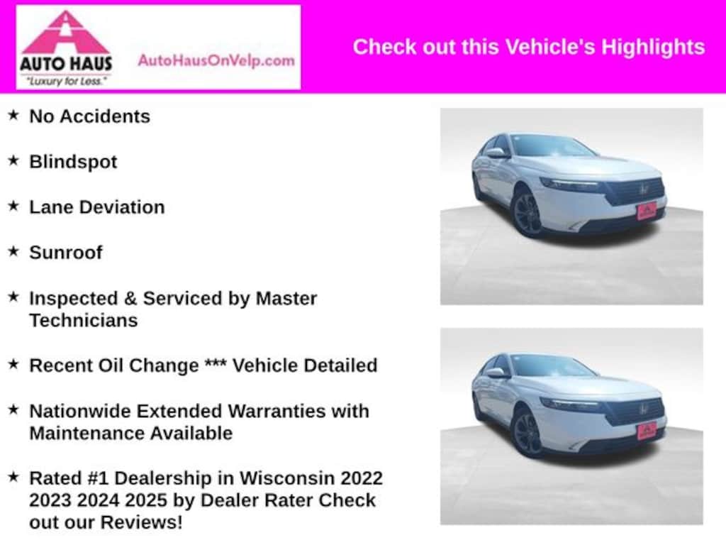 Used 2023 Honda Accord EX Sedan