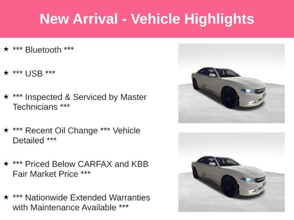 Used 2016 Dodge Charger SXT Sedan