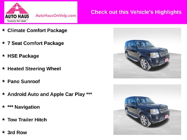 Used 2015 Land Rover LR4 Base SUV