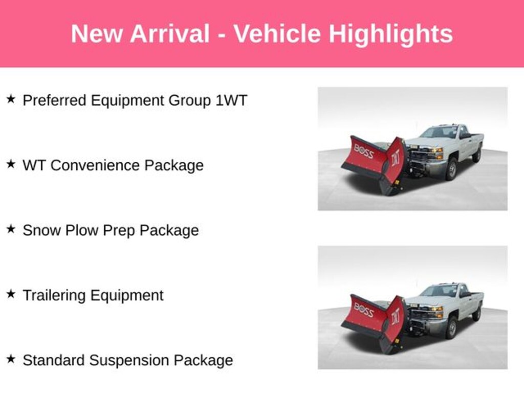 Used 2018 Chevrolet Silverado 2500HD WT Truck Regular Cab