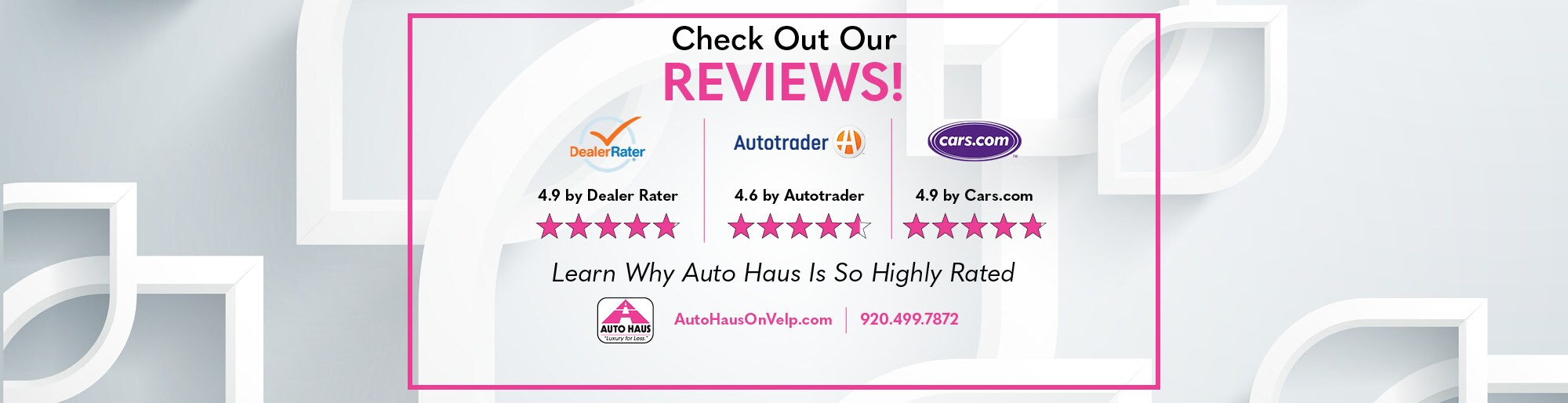 Auto Haus Luxury Used Car Dealer in Green Bay, WI