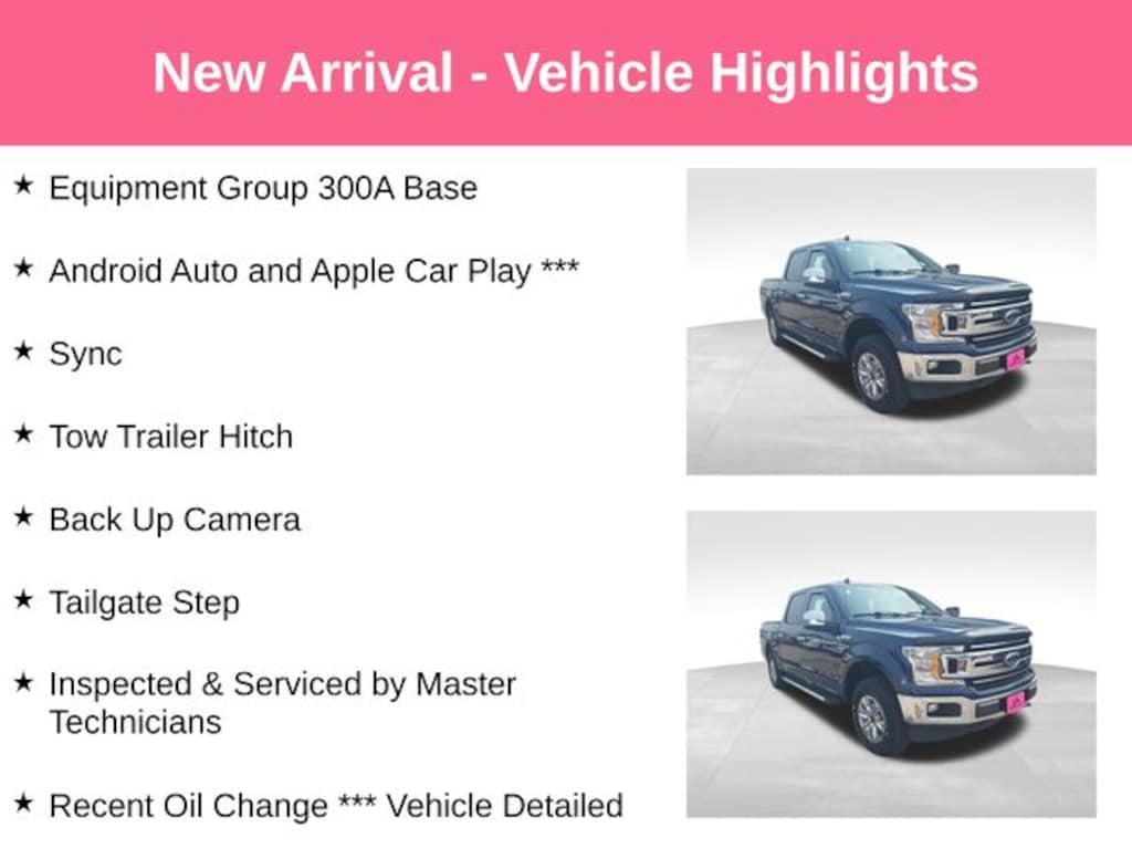 Used 2019 Ford F-150 Truck SuperCrew Cab