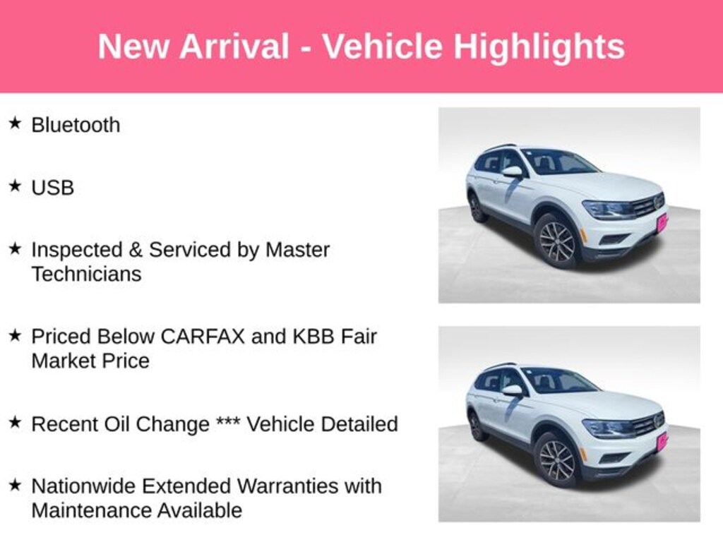 Used 2021 Volkswagen Tiguan 2.0T SE 4MOTION SUV