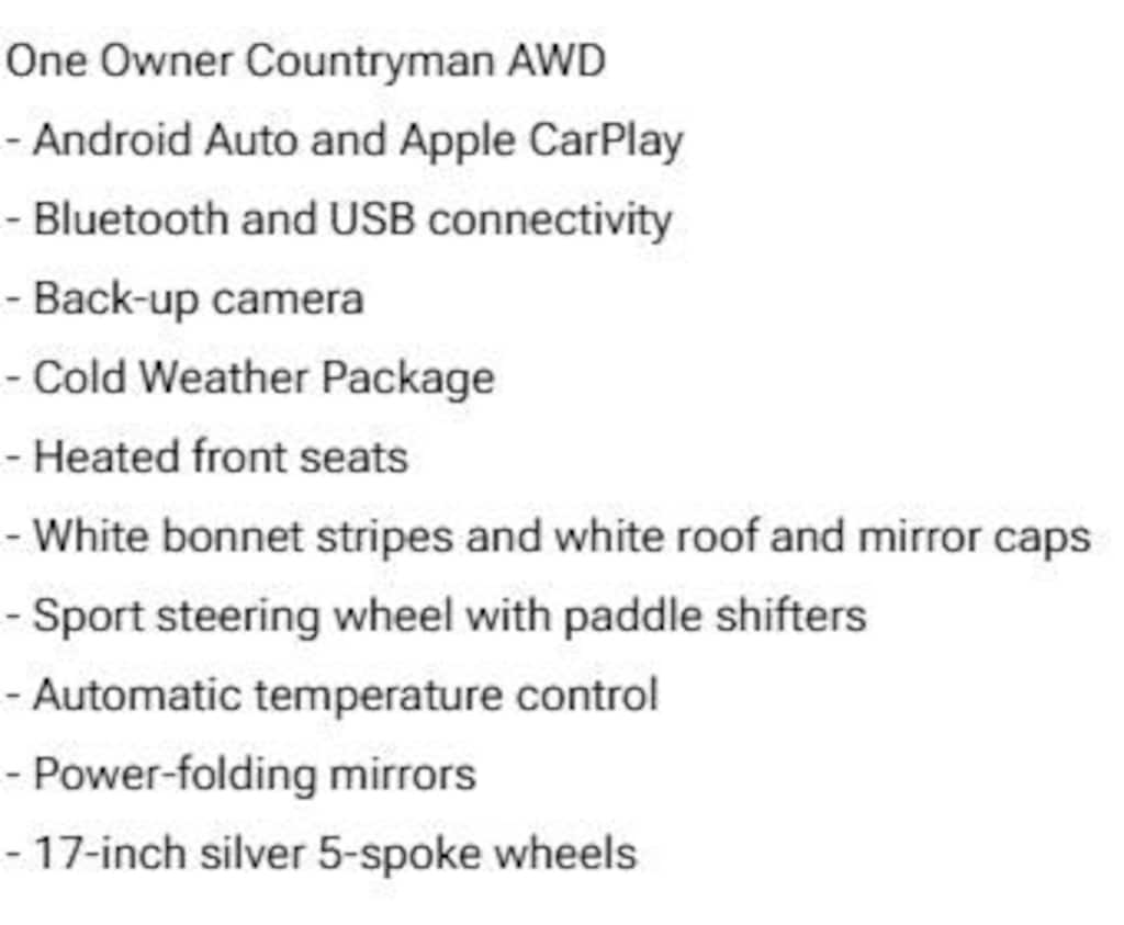 Used 2016 MINI Countryman Cooper S SUV