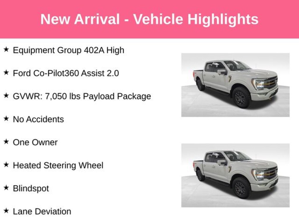 Used 2023 Ford F-150 Truck SuperCrew Cab