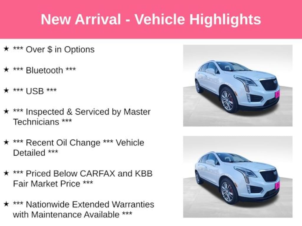 Used 2022 CADILLAC XT5 Sport SUV