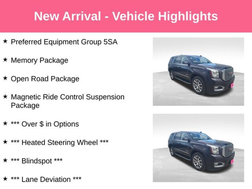 Used 2017 GMC Yukon Denali SUV