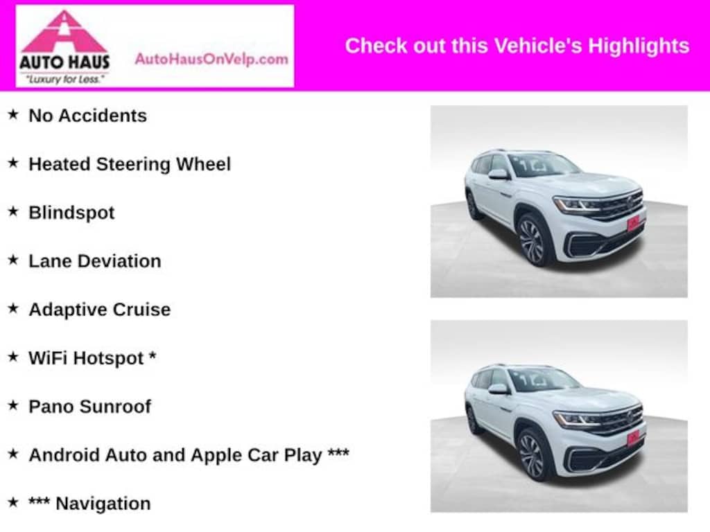 Used 2021 Volkswagen Atlas 3.6L V6 SEL Premium R-Line 4MOTION (2021.5) SUV