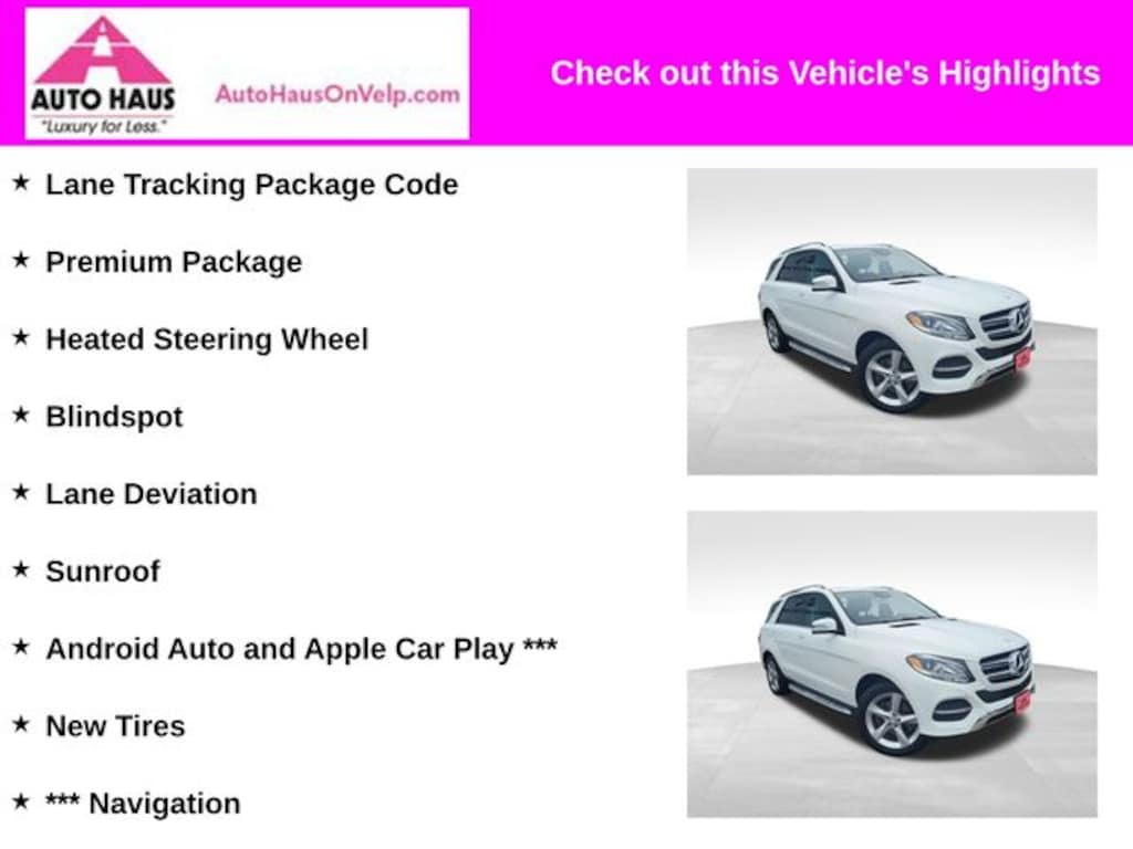 Used 2016 Mercedes-Benz GLE 350 4MATIC SUV