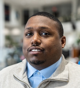 Staff member Marquis Mischeaux from 47dc8dee1f65