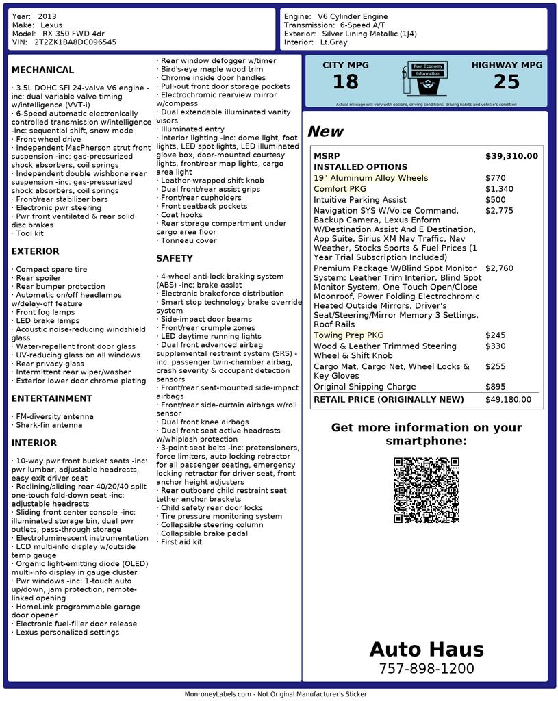 2013 Lexus RX 350's photo