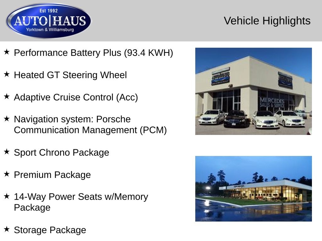 Used 2022 Porsche Taycan Sedan