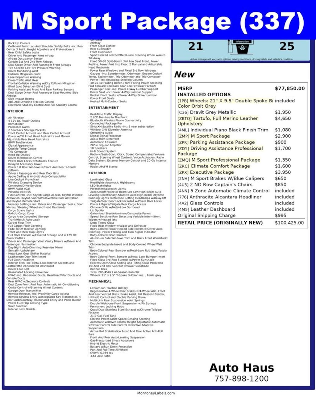 Used 2023 BMW X7 xDrive40i SUV