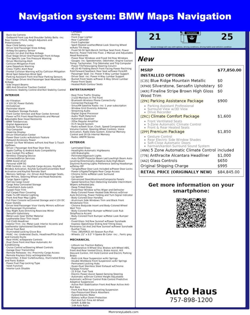 Used 2023 BMW X7 xDrive40i SUV