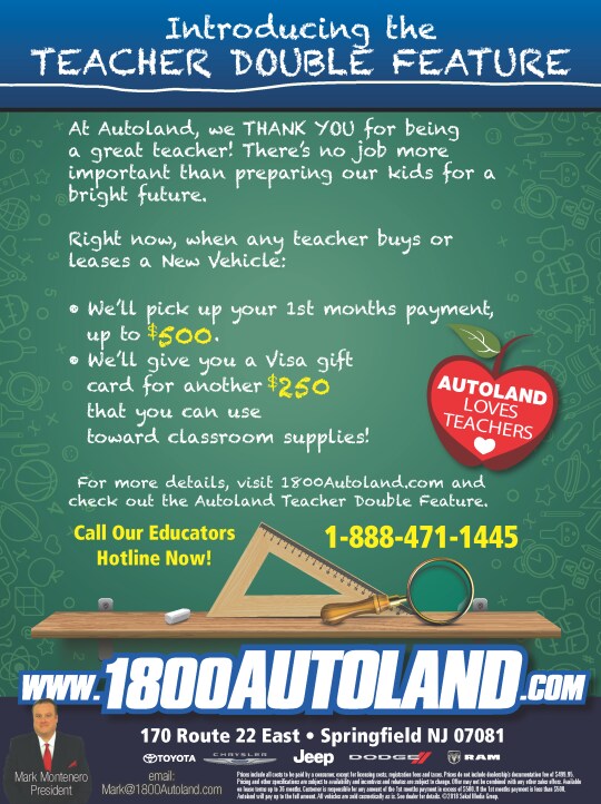 Teacher Program Autoland Chrysler Jeep Dodge Ram