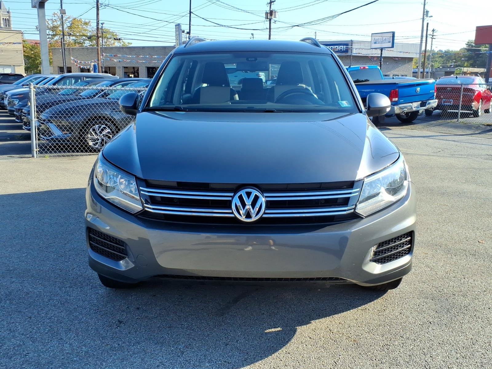 Used 2016 Volkswagen Tiguan S with VIN WVGBV7AX8GW587534 for sale in Uniontown, PA