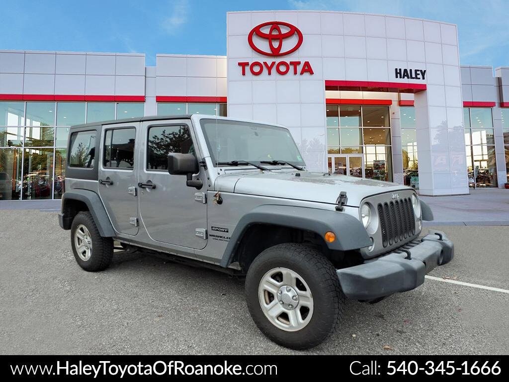 Used 2017 Jeep Wrangler JK Unlimited Sport 4x4 SUV