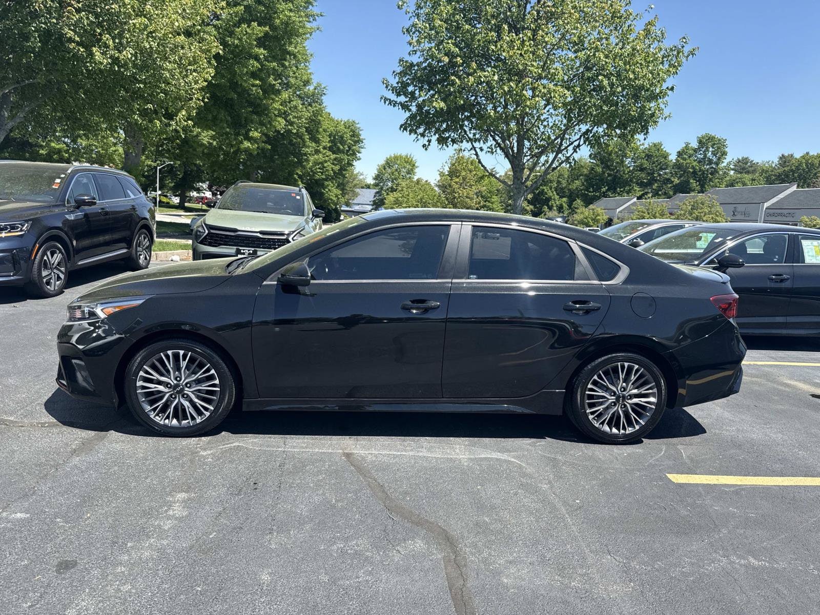 Used 2022 Kia FORTE GT-Line with VIN 3KPF54AD1NE428338 for sale in Dartmouth, MA
