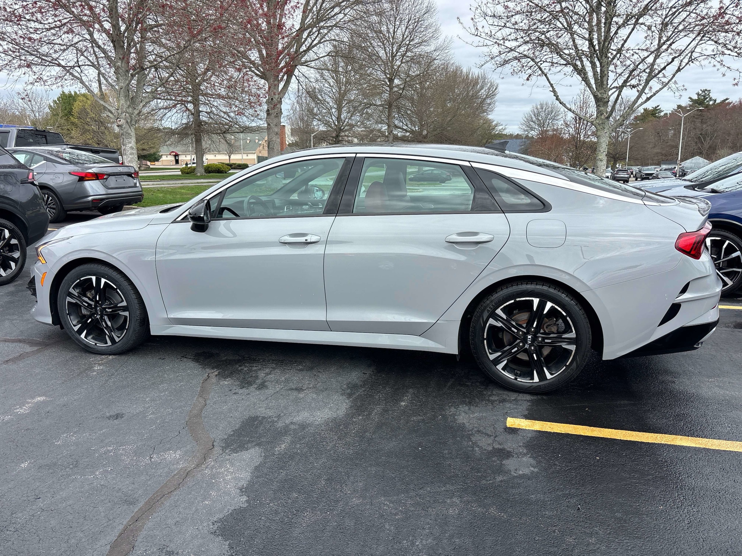 Used 2021 Kia K5 GT-Line with VIN 5XXG64J29MG076356 for sale in Dartmouth, MA