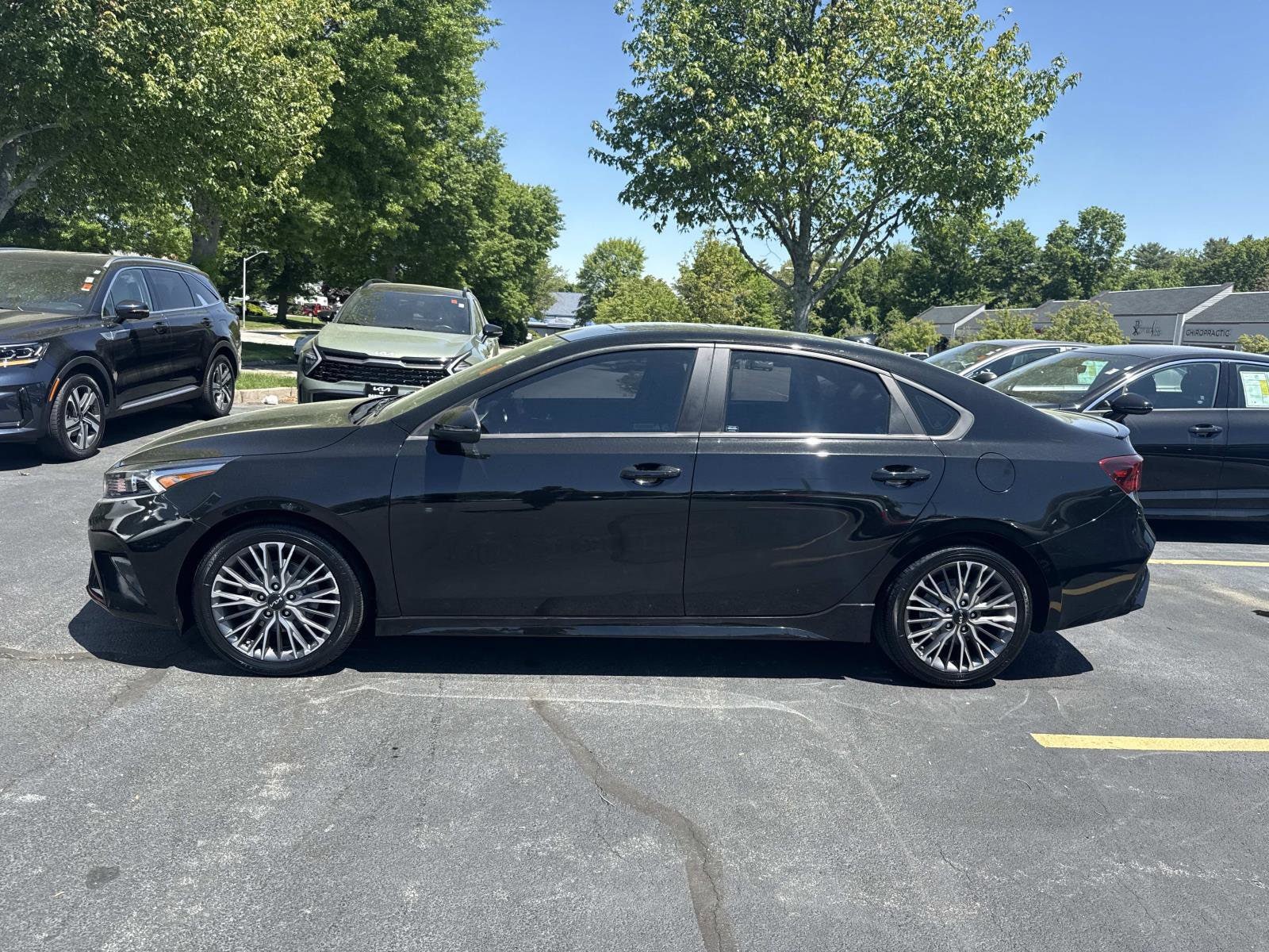Used 2022 Kia FORTE GT-Line with VIN 3KPF54AD1NE428338 for sale in Dartmouth, MA