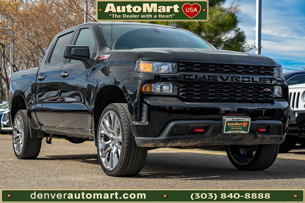 Used 2020 Chevrolet Silverado 1500 Silverado Custom Trail Boss Truck Crew Cab