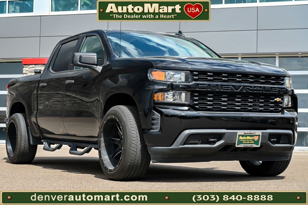 Used 2021 Chevrolet Silverado 1500 Custom Truck Crew Cab