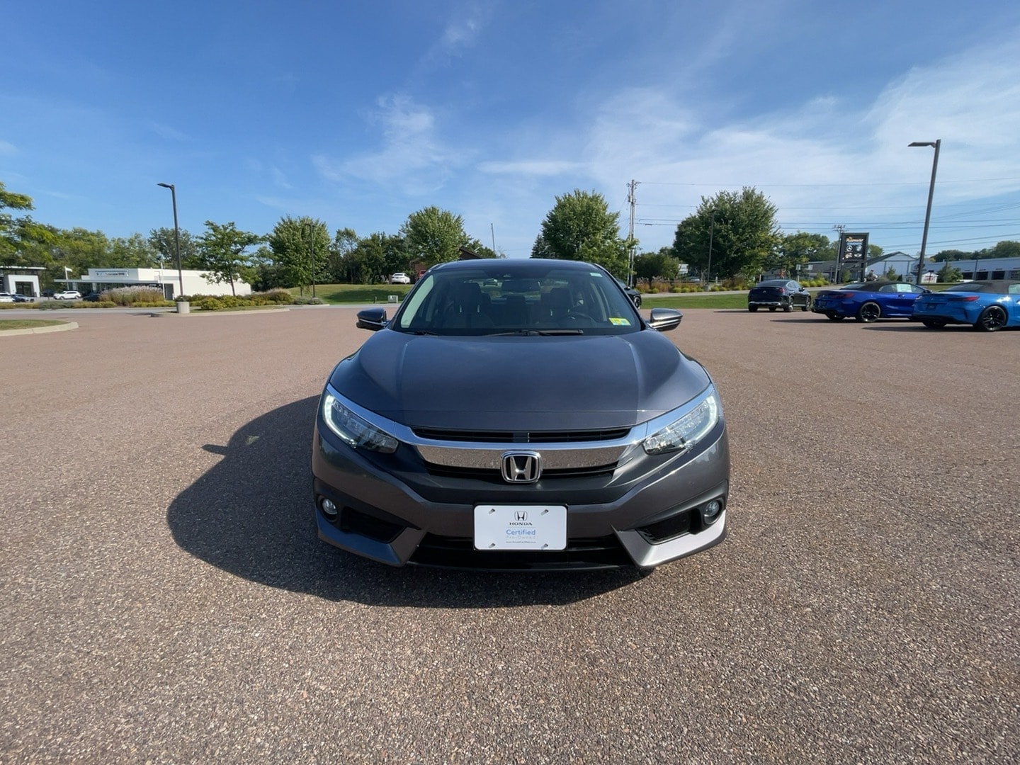 Certified 2018 Honda Civic Touring with VIN JHMFC1F99JX031378 for sale in Shelburne, VT