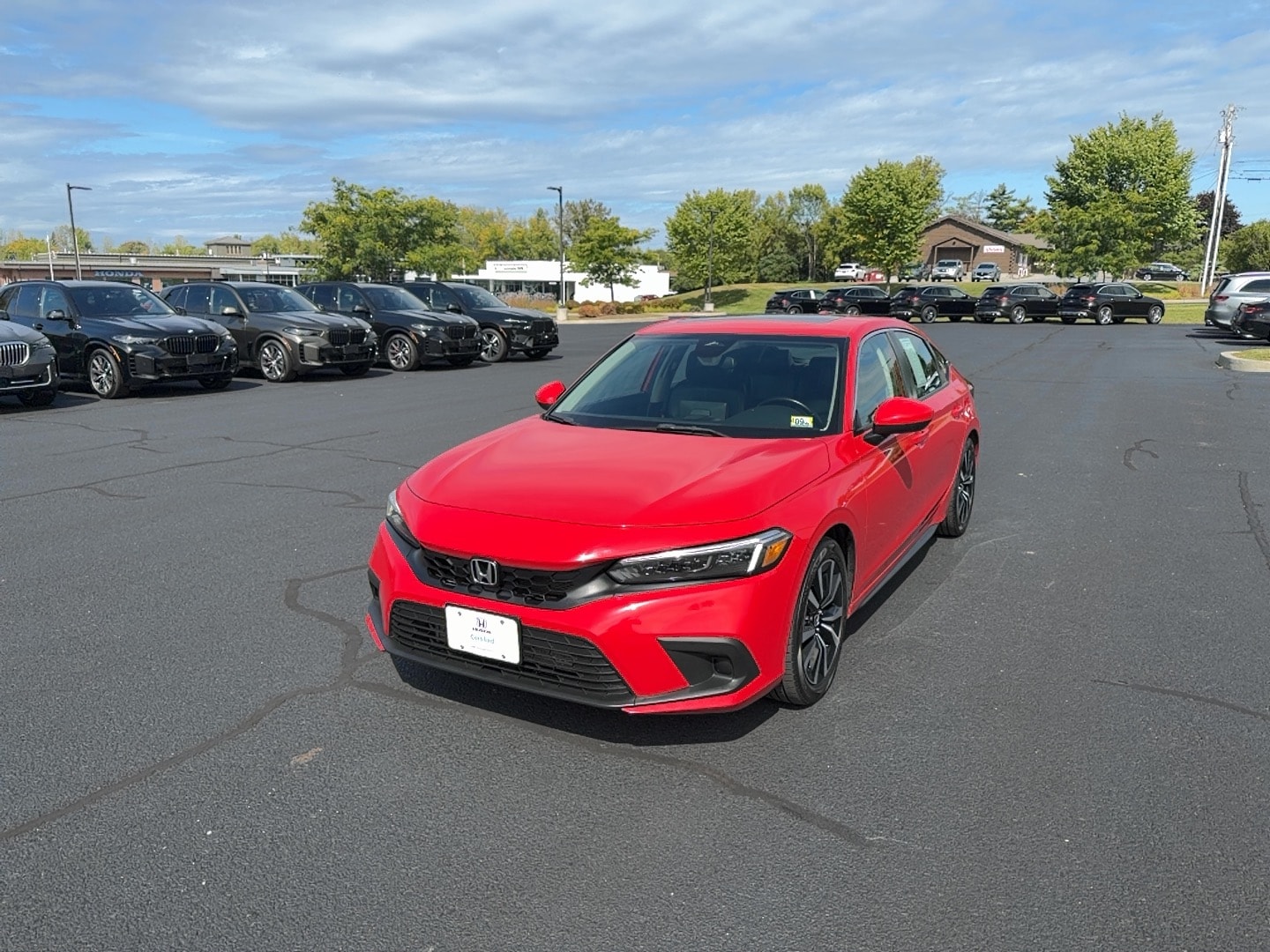 Rallye Red 2022 Honda Civic Hatchback Hatchback Front-Wheel Drive Automatic