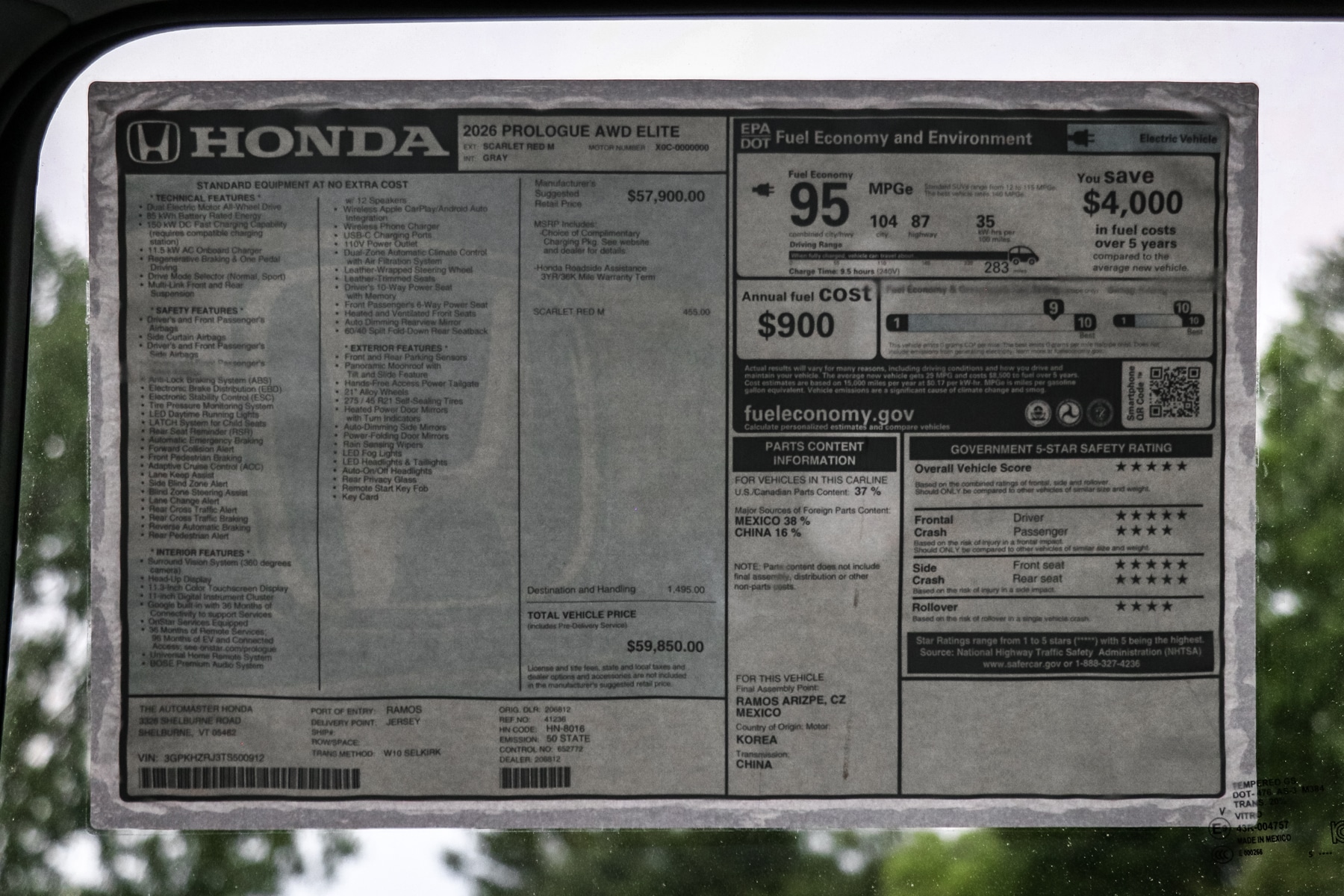 2026 Honda Prologue Elite - Photo 17